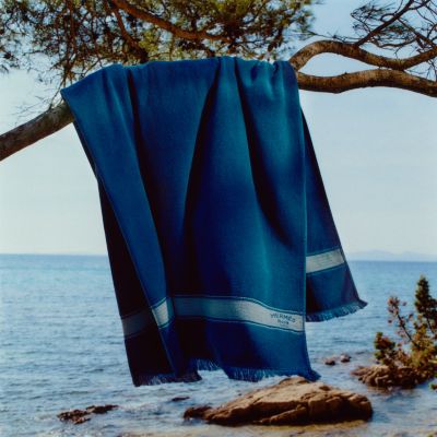 HERMES ビーチタオル ターコイズ ブルー［新品］✨ HERMES ビーチタオル ターコイズ ブルー［新品］✨